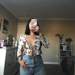 ASOS open front blouse
